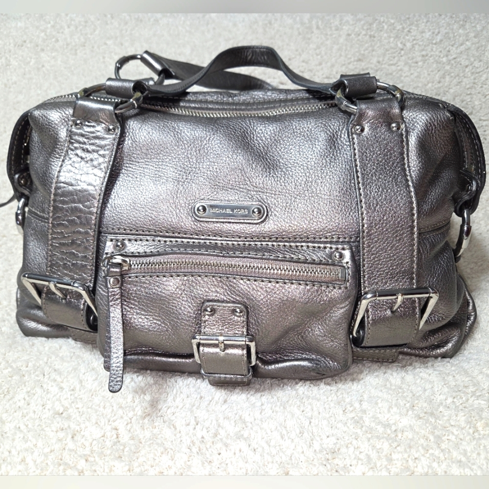 Michael Kors Metallic Leather Bag